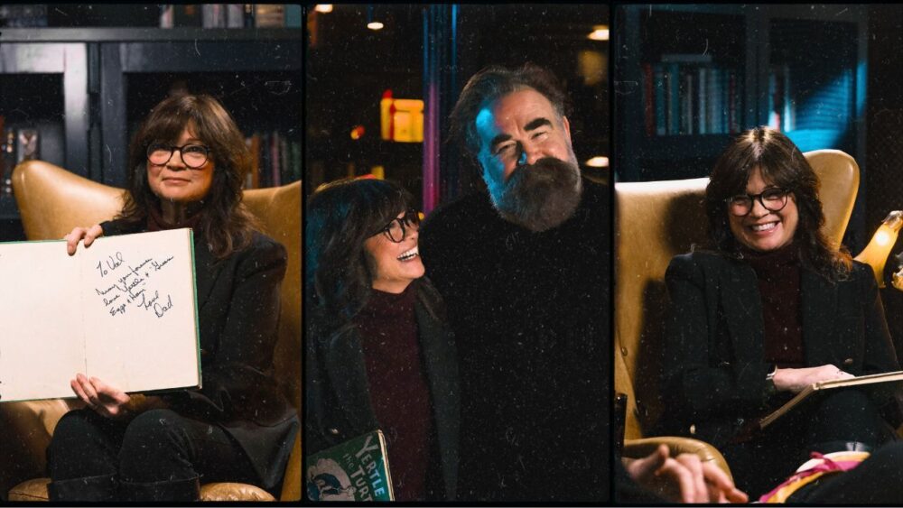 Valerie Bertinelli discussing Yertle the Turtle lessons about grief, courage, and leadership