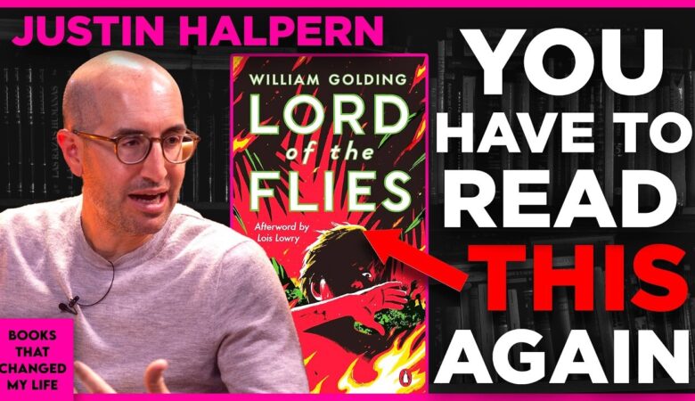 writer Justin Halpern reflecting on masculinity power and disguised truth through William Golding's classic novel