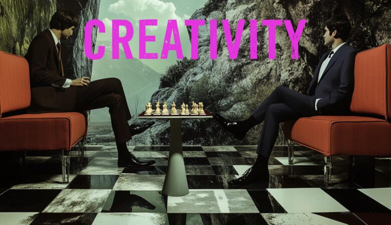 Chess pieces representing creative problem solving in leadership